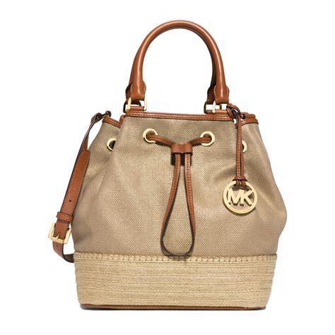 michael kors marina cotton tote|Marina Large Canvas Tote .